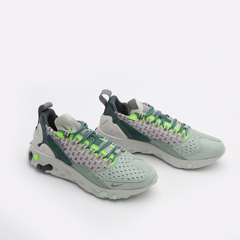  зеленые кроссовки Nike React Sertu CT3442-300 - цена, описание, фото 2